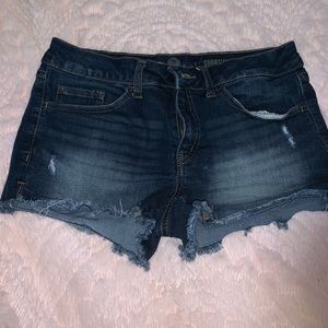 Denim shorts